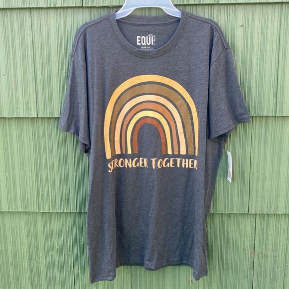 Women’s Men’s Equality & Stronger Together Short Sleeve T-shirts 2-Pack Size XL - Picture 6 of 7